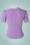 Vixen 40991 Lace collar SS blouse Purple 221221 005W