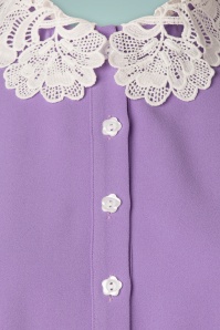 Vixen - Liza Lace blouse in lila 2
