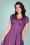 Vixen 40972 Shenna Polkadot Swing Dress Purple 20220328 020LW
