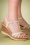 60s Wendy Wedge Sandals in Beige