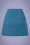 Vixen 40976 60s mini button front skirt Blue 171221 002W
