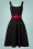 Vixen 40957 Dress Black Heart Button Belt Red 20220325 605W