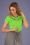 King Louie 60s Agnes Patel Top in Neon Green