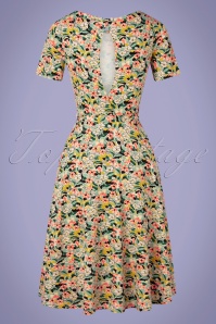 King Louie - 60s Betty Party Pomelo Dress in Mineral Green 4
