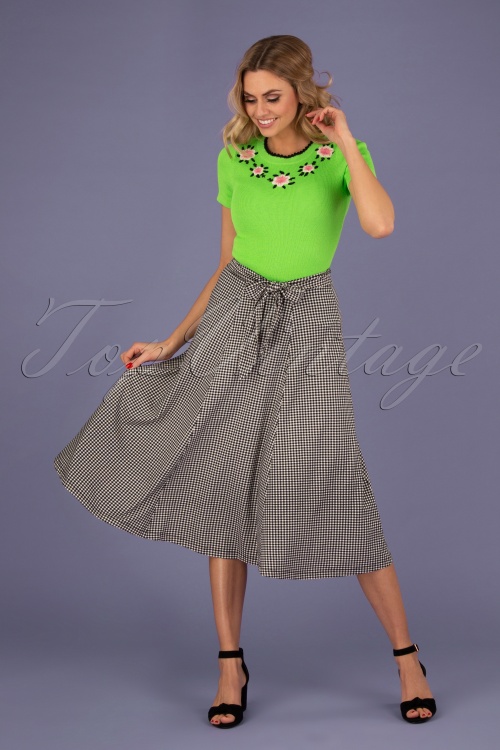 King Louie 40046 Judy Swing Skirt Black 20220126 040MW