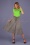 60s Judy Croisette Swing Skirt in Black