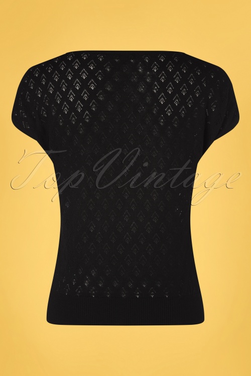 King Louie 40079 Knit Top Mateo Black 211206 003W