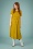 70s Olive Hooper Pocket Dress in Gold