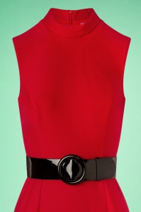 Glamour Bunny - The Sandra Pencil Dress in Lipstick Red 5