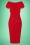 Glamour Bunny 41600 Pencil Dress Red 220228 009W