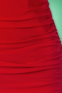 Glamour Bunny - De Marilyn pencil jurk in lippenstift rood 6