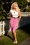 Glamour Bunny 41601 Sienna Pencil Dress Flamingo Pink White 20220308 040M W