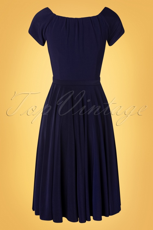 Glamour Bunny 41604 Swingdress Blue Marilyn 03102022 609W