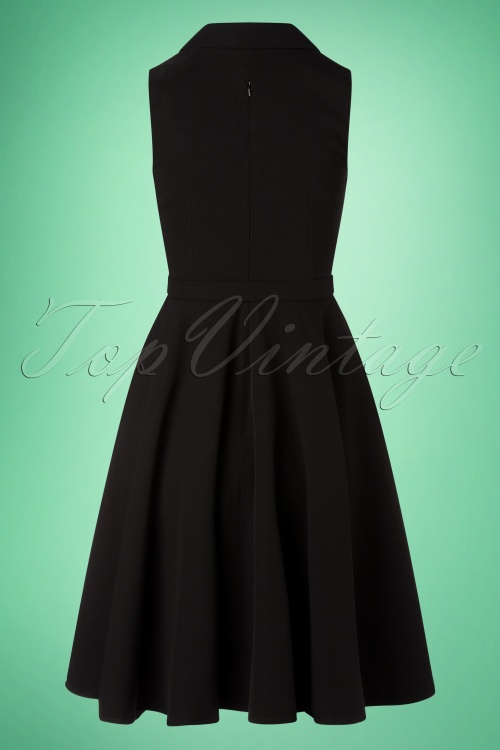 Glamour Bunny - The Yade Swing Dress in Black 9