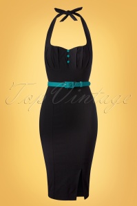 Glamour Bunny - The Bonnie Pencil Dress in Black 2