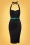 Glamour Bunny - The Bonnie Pencil Dress in Black 2