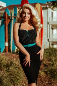 Glamour Bunny - The Bonnie Pencil Dress in Black