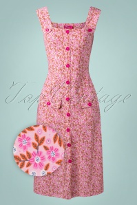 Tante Betsy - 60s Dolce Liberty Dress in Pink