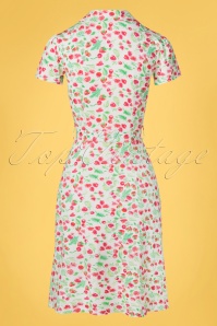 Who's That Girl - 60s Gilberte Berries Dress in Blanche Cream 4