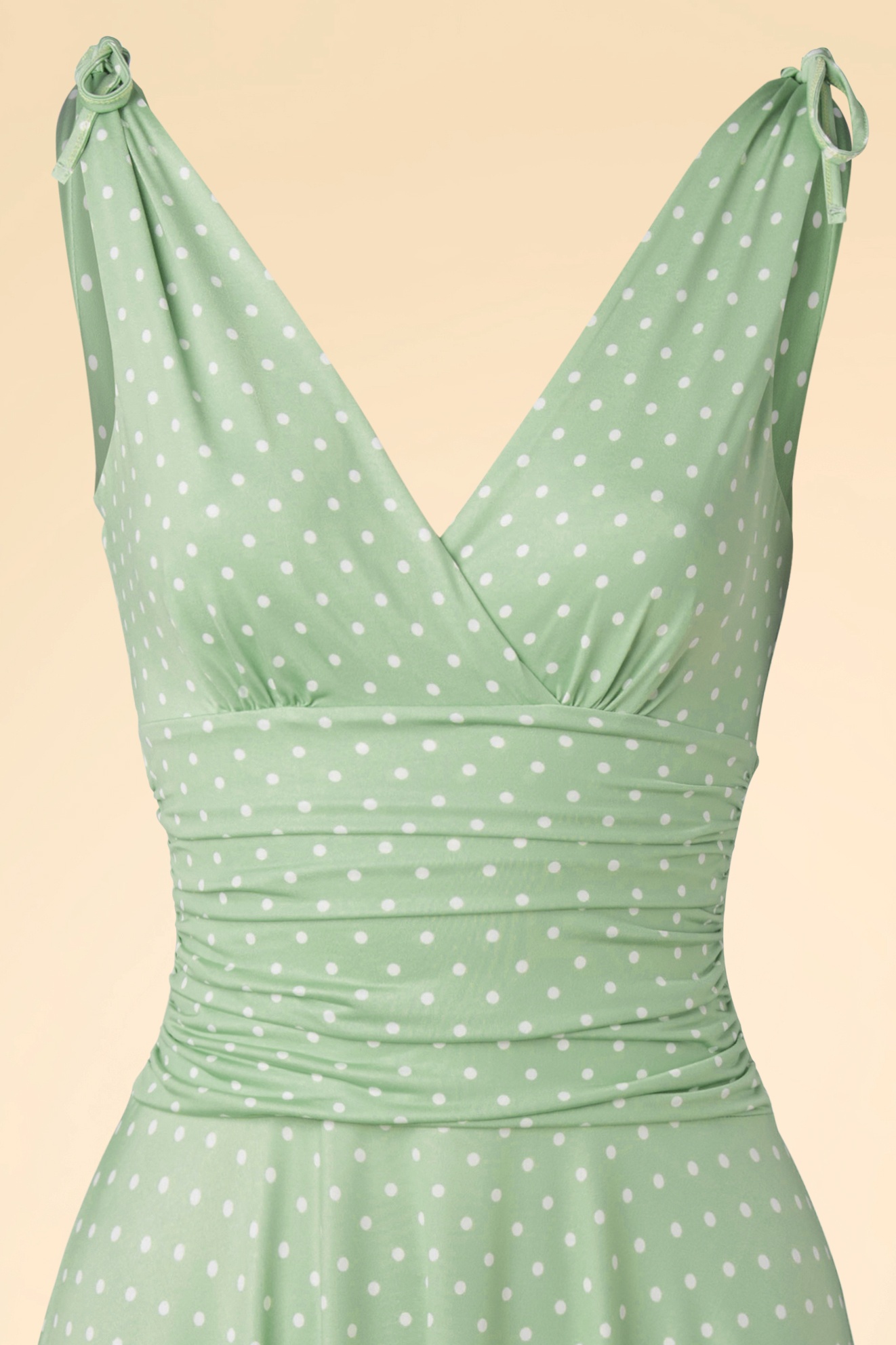 Vintage Chic for Topvintage - Verjaardagscollectie ~ Grecian Dots jurk in mint 3
