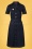 60s Gael Denim Dress in Navy