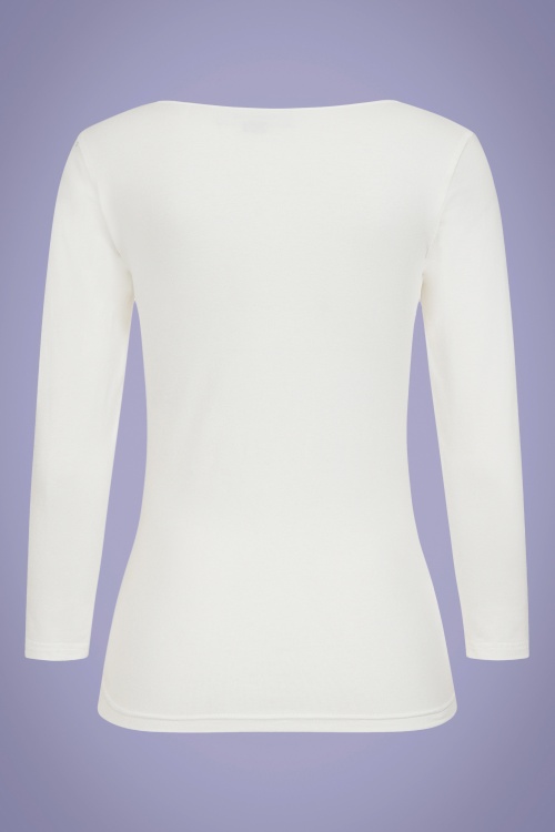Collectif 43278 Saskia Plain T Shirt 2022303 021LW