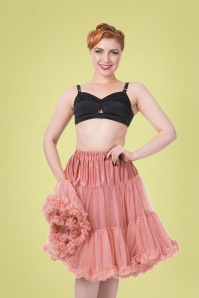 Banned Retro - Lola Lifeforms Petticoat in Vintage Pink 4