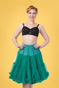 Banned Retro - Lola Lifeforms Petticoat in Turquoise 4