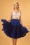 Lola Lifeforms Petticoat Années 50 en Bleu Roi