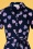 Sugarhill 40210 Lauretta Batik Shirt Dress Navy Lilac Big Hearts 220405 501V
