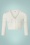 50s Shela Cropped Cardigan in Ivory