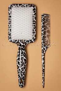 The Vintage Cosmetic Company - Wickedly Wild Tail Comb in Leopard 3