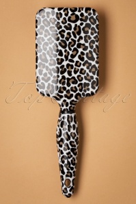 The Vintage Cosmetic Company - Rectangular Paddle Hair Brush in Leopard 2
