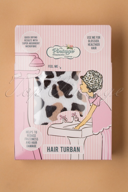 The Vintage Cosmetic Company - Leopard Haarturban 2