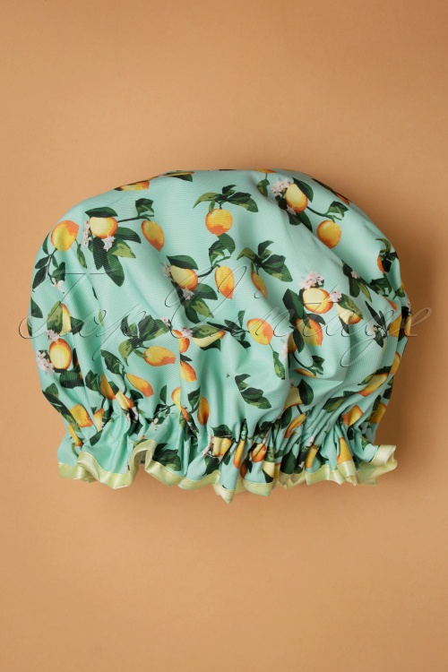 The Vintage Cosmetic Company - Showercap in Pink Floral