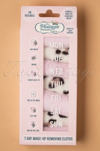 The Vintage Cosmetic Company - Week Pack Make-Up Removing Cloths in Leopard