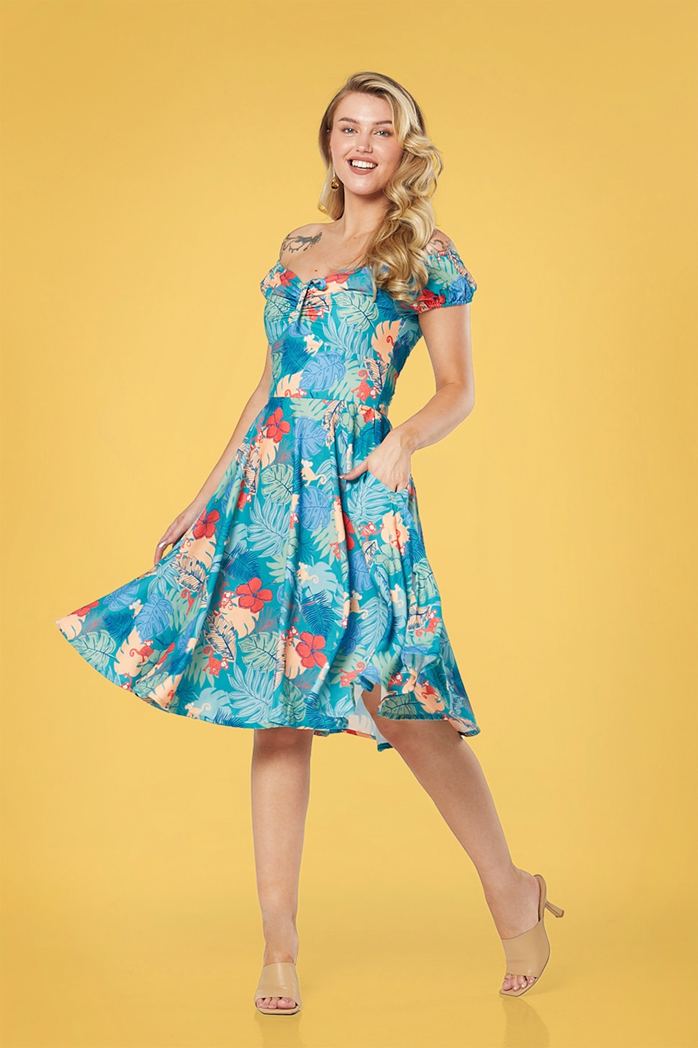 【M】Cinnamon Picnic Dress CINNAMON PICNIC DRESS – tinynation