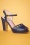 Melita High Heeled Sandals Années 50 en Bleu