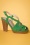 70s Orsola High Heeled Sandals in Green