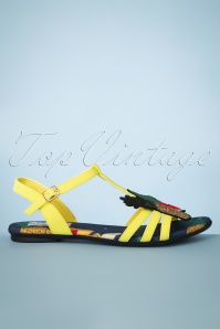 Lulu Hun - Lottie Fruits sandalen in geel 4