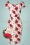 Vintage Chic 41410 Dress Pencil White Flowers Red Pink 20220407 603W1