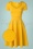 60s Jenna Jacquard Dress in Yellow