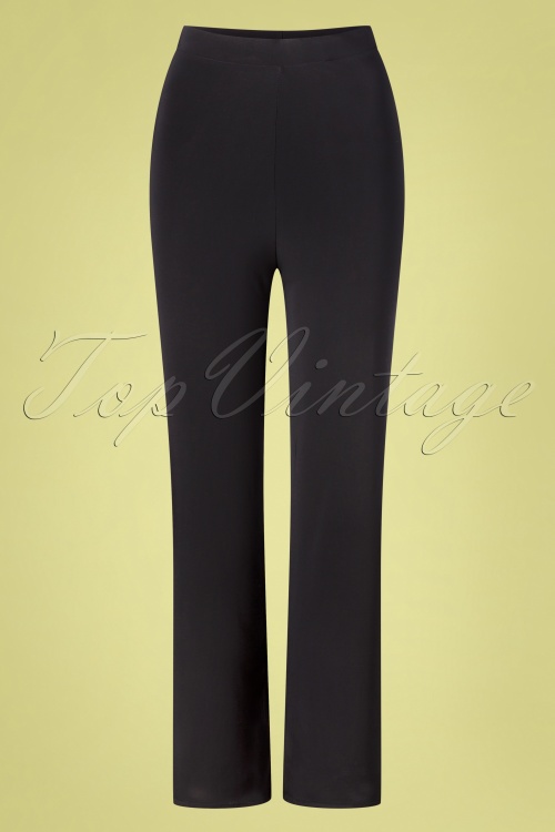 Vintage Chic for Topvintage - Veronic broek in zwart