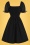 Collectif 42662 Isla Broderie Anglais Swing Dress Black 20220411 021LW