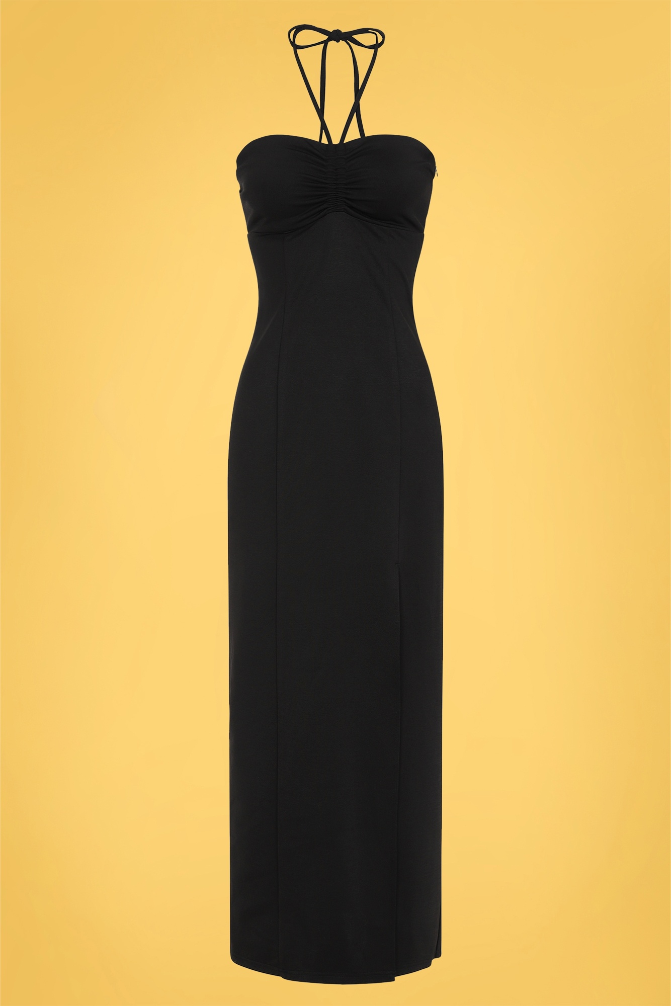 Collectif Clothing - Angelina maxi jurk in zwart