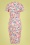 Collectif 41803 Caterina Floral Whimsy Pencil Dress Multi 20220411 021LW