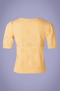 Topvintage Boutique Collection - 50s Bella Pullover in Yellow 4