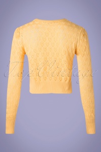 Topvintage Boutique Collection - 50s Mara Cardigan in Yellow 3