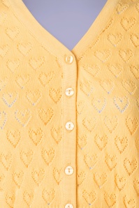 Topvintage Boutique Collection - 50s Mara Cardigan in Yellow 4