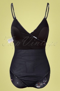 Vive Maria - 50s Dancing Flower Swimsuit in Black 3